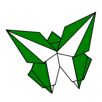 Origami záložka